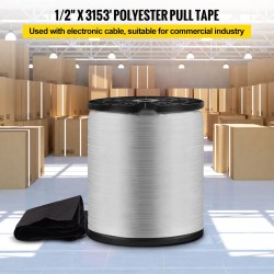 Polyesterinen litteä vetonauha 961 m 12,7 mm 567 kg vetolujuus kaapelien vetoon