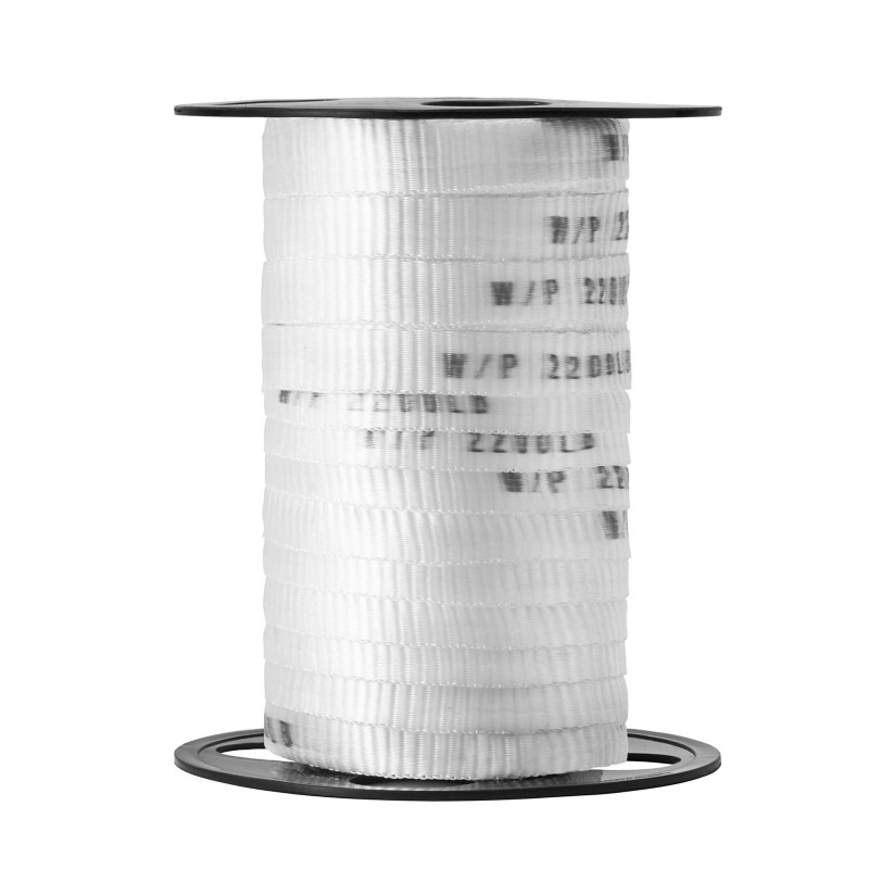 Polyesterivetonauha 100 prosenttia polyesterikuitua 33 metriä 1,6 senttimetriä vetolujuus 998 kgf