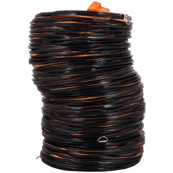 Joustava PVC ilmanvaihtokanava 4 9 m 12 tuuman halkaisija sopii poistopuhaltimille