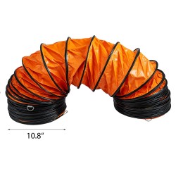 PVC-joustokanava 7,6 m halkaisija 25,5 cm 10 tuumaa teolliseen ilmanvaihtoon