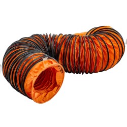 PVC-joustokanava 7,6 m halkaisija 25,5 cm 10 tuumaa teolliseen ilmanvaihtoon
