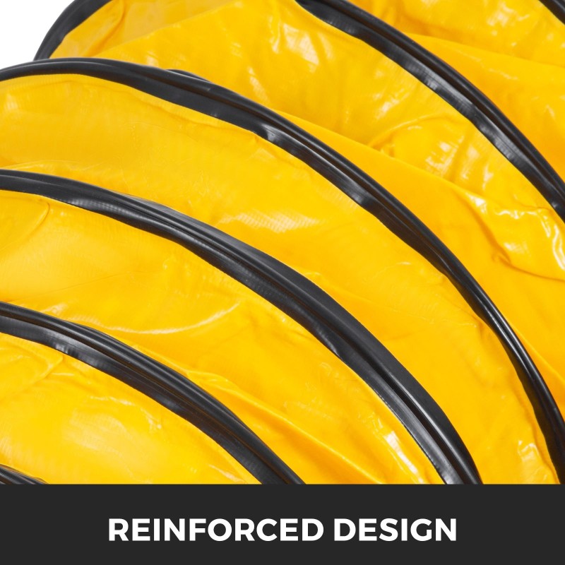 Joustava PVC-ilmakanava 12 tuumaa 7,6 m säilytyslaukulla ilmanpoistoon