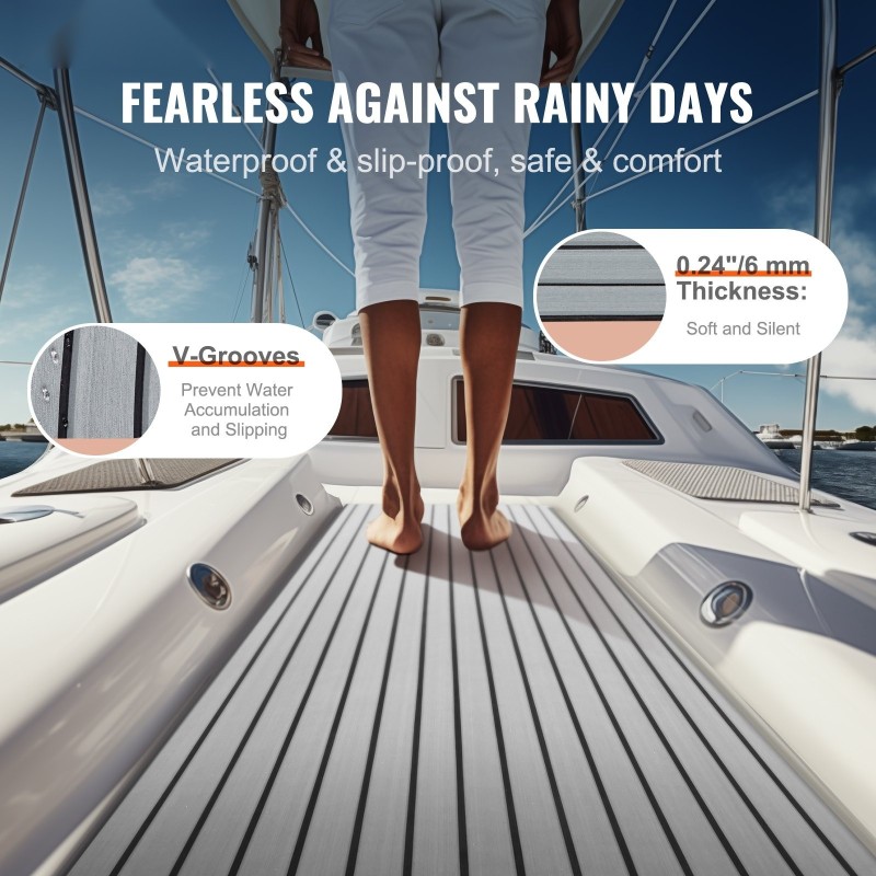 Venelattia EVA-vaahtomuovi 240 x 90 cm 6 mm liukumaton itsekiinnittyvä