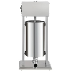 Sähkökäyttöinen pystymallinen makkarantäyttölaite 15 L ruostumaton teräs 260W 4 suutinta