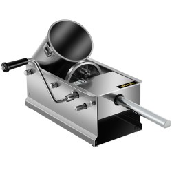 Makkaranprässä vaakasuuntainen manuaalinen 3 l 304-ruostumaton teräs 5 täyttöputkea