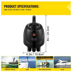 Hydraulinen ohjauspumppu perämoottoriveneisiin alumiiniseos etukiinnitteinen enintään 300 hv HH5271-3