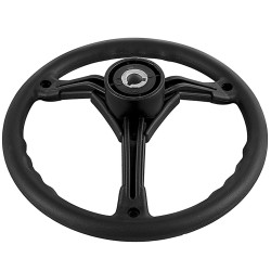 Hydraulinen perämoottorin ohjaussarja alumiiniseoksesta valmistettu sylinteri 13 5 tuuman ohjauspyörä 300 HP