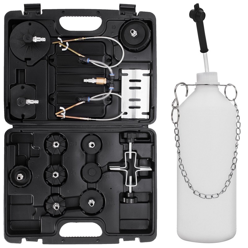 Paineilmatoiminen jarrujen ilmaussarja teräsrakenne 5 l säiliö ABS-järjestelmiin sopiva