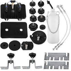 Paineilmakäyttöinen jarrujen ilmauslaite teräs 5 l 0–10 bar