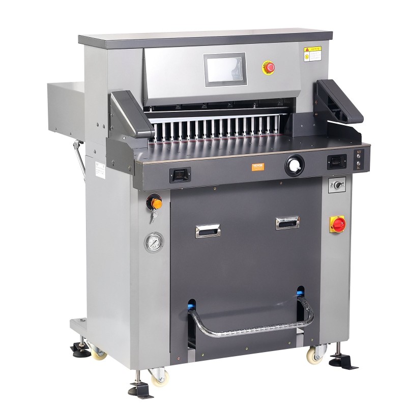 Sähkökäyttöinen hydraulinen paperileikkuri 660,4 mm leikkuuleveys 80 mm leikkuupaksuus 7 tuuman näyttö