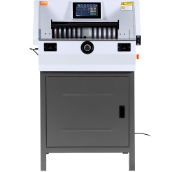 Sähköinen paperileikkuri 482 6 mm leikkausleveys 80 mm paksuus 7 tuuman kosketusnäyttö