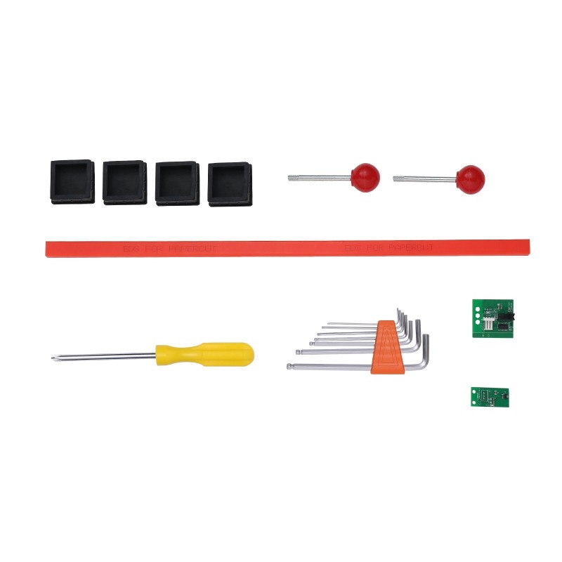 Sähkökäyttöinen paperileikkuri 450 mm leikkausleveys 40 mm paksuus LCD-näyttö automaattinen paperin työntö