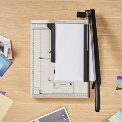 Giljotiinileikkuri 38,1 senttimetriä 16 arkkia terästerä metallirunko kotiin toimistoon