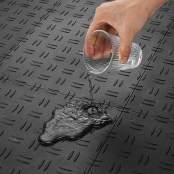 Yhteenlukittuvat lattiatiilet polypropeeni 305 x 305 x 13 mm 50 kpl timanttipinta