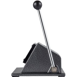 Graafinen reikäleikkuri 44 mm valurautarunko hiiliteräterällä käsikäyttöinen rintanappien valmistukseen leikkuupaksuus 1,5 mm