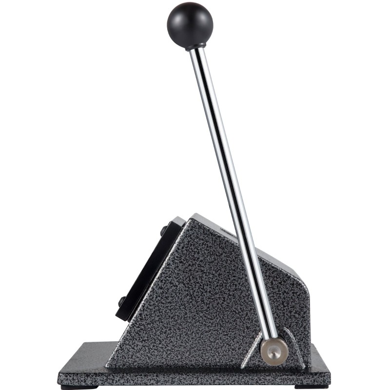 Graafinen reikäleikkuri 44 mm valurautarunko hiiliteräterällä käsikäyttöinen rintanappien valmistukseen leikkuupaksuus 1,5 mm