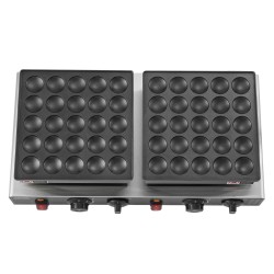 Minipannukakkujen paistokone 50 kpl tarttumaton ruostumaton teräs 1800W ajastin lämpötilansäätö