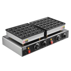 Minipannukakkujen paistokone 50 kpl tarttumaton ruostumaton teräs 1800W ajastin lämpötilansäätö