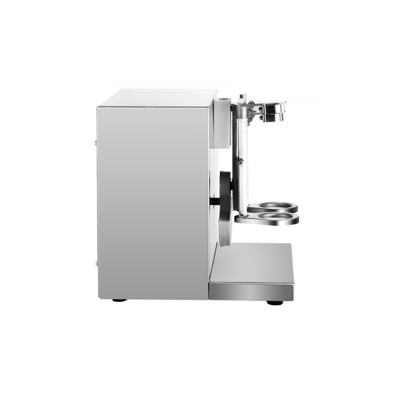 Maitoteen ravistelukone ruostumattomasta teräksestä sähköinen tuplarunkoinen 120W kaksi 750 ml kuppia