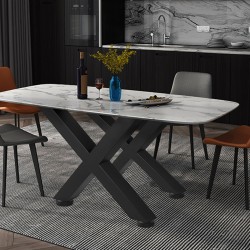 Pöydän teräksiset jalat X-ristikkorungolla 400 mm musta 2 kpl