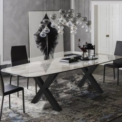 Pöydänjalat terästä X runko 720 mm musta 2 kpl 1000 kg kantavuus