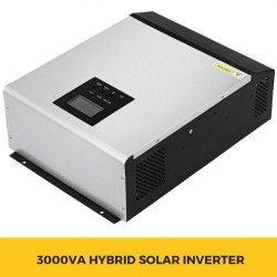 Hybridi aurinkoinvertteri 24V 2400W 3000VA puhtaan siniaallon MPPT AC-laturi