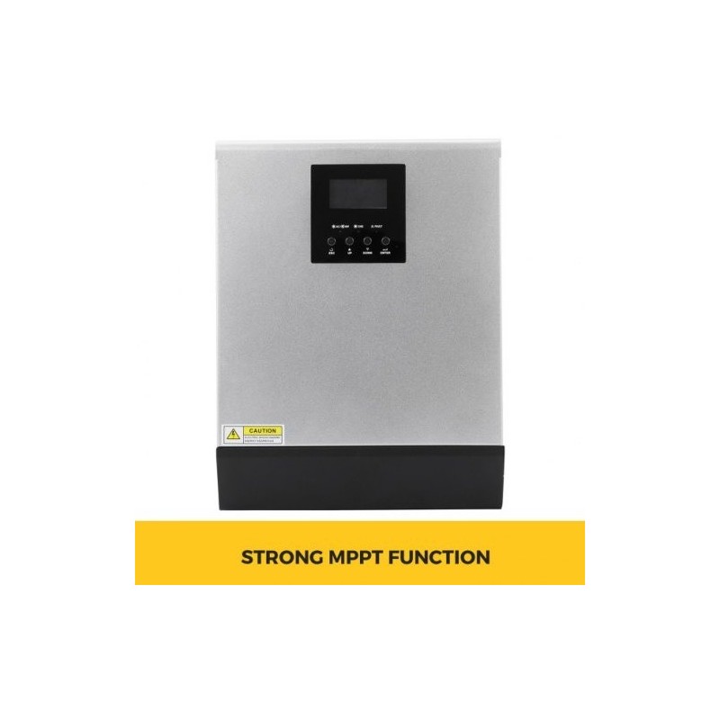 Hybridi aurinkoinvertteri 24V 2400W 3000VA puhtaan siniaallon MPPT AC-laturi