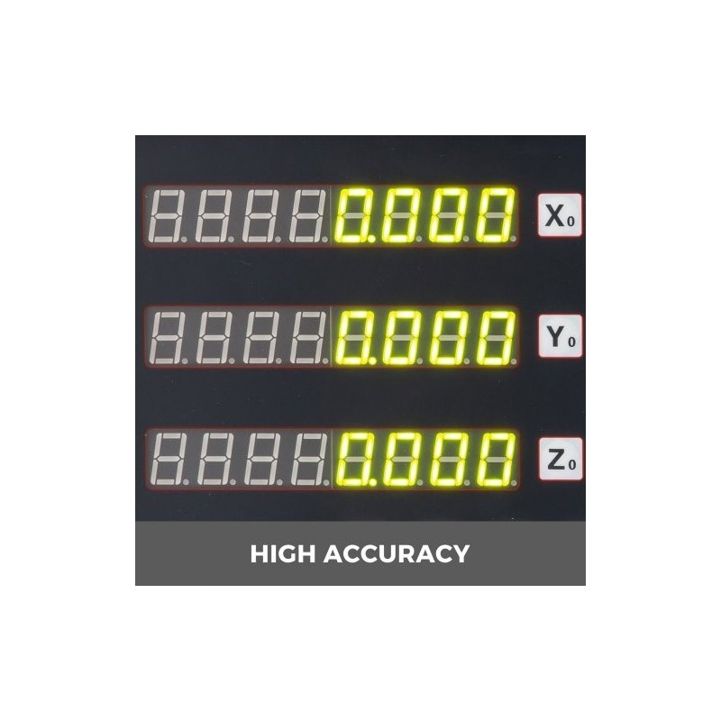 3-akselinen monitoiminen digitaalinen DRO-näyttö tarkalla lineaariskaalalla sorveille ja jyrsinkoneille