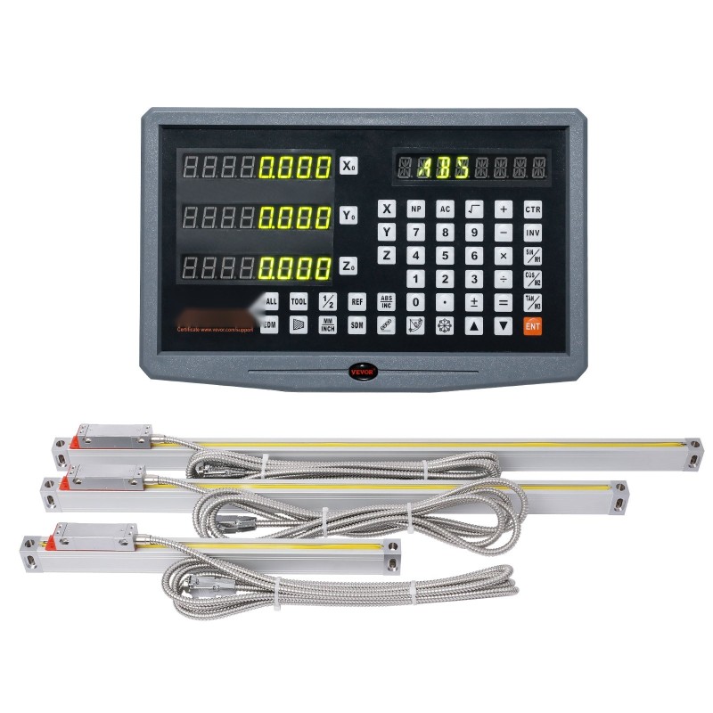 3-akselinen lineaarimittasarja näytöllä 250/500/600 mm 5μm resoluutio