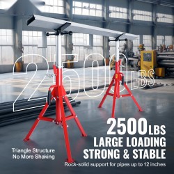 Putkiteline teräs V-päinen säädettävä 71–132 cm kolmijalkainen taittuvat jalat