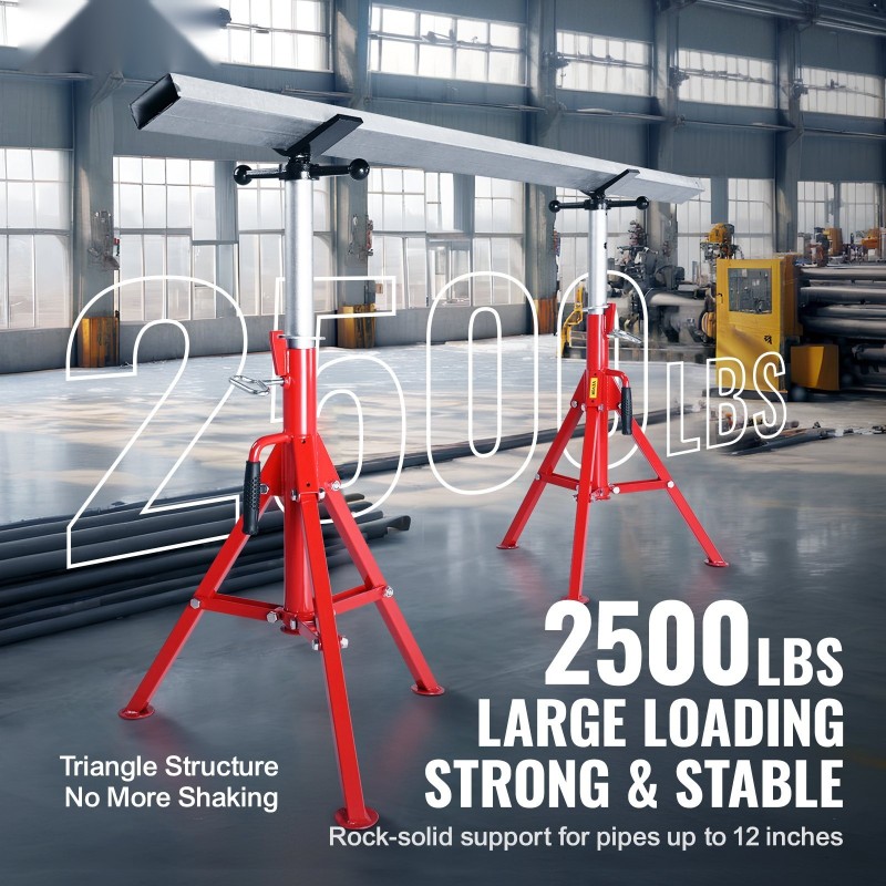 Putkiteline teräs V-päinen säädettävä 71–132 cm kolmijalkainen taittuvat jalat