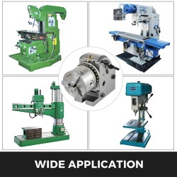 Jakopää 100 mm valurunko jyrsinkoneeseen kärkipylkällä ja jakolevyillä säädettävä kulma