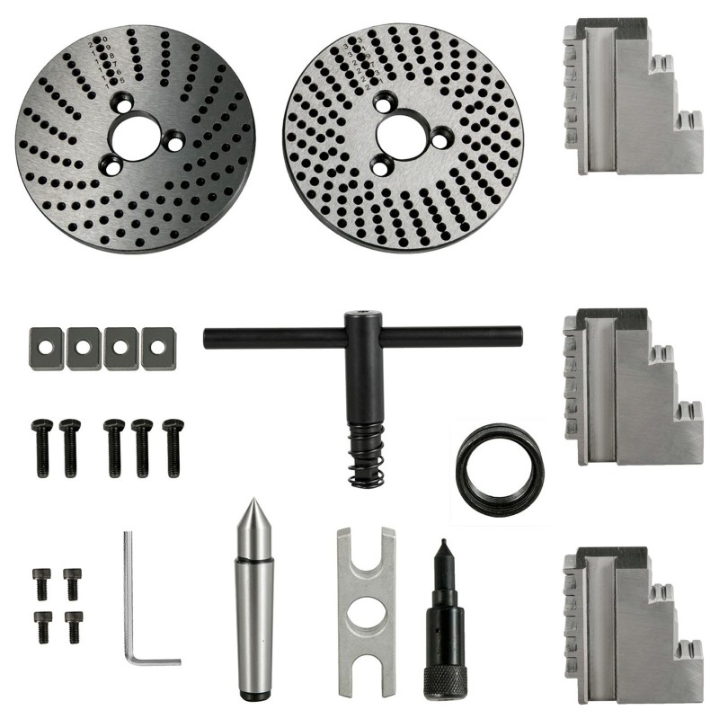 Jakopää 100 mm valurunko jyrsinkoneeseen kärkipylkällä ja jakolevyillä säädettävä kulma