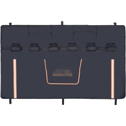 Takaluukun suojatyyny PVC vaahtomuovi kristalliveluuri 1570 mm 6 polkupyörälle heijastinnauhat kameran aukolla