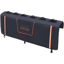 Takaluukun suojatyyny PVC vaahtomuovi kristalliveluuri 1570 mm 6 polkupyörälle heijastinnauhat kameran aukolla