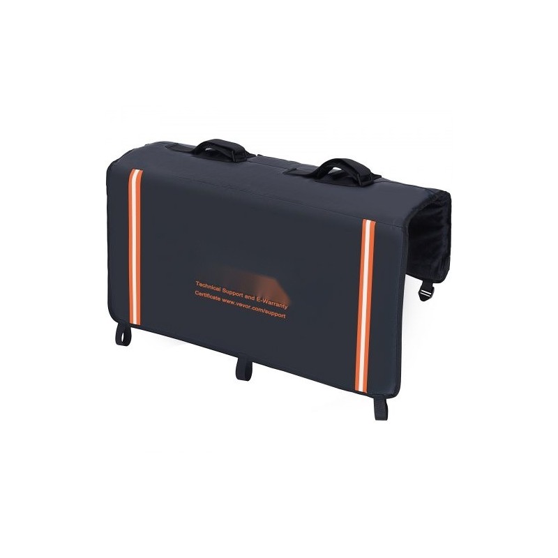 Perälaudan suojapehmuste muovipinta ja vaahtopehmuste 840 mm lavalle 2 pyörää