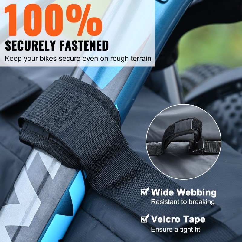 Takaluukun pyöräsuoja PVC-pinta yli 1350 mm lavalle 5 pyörää heijastinnauhat kameraaukko