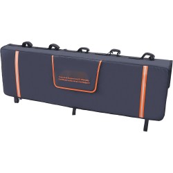 Takaluukun pyöräsuoja PVC-pinta yli 1350 mm lavalle 5 pyörää heijastinnauhat kameraaukko