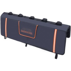 Takaluukun pyöräsuoja PVC-pinta yli 1350 mm lavalle 5 pyörää heijastinnauhat kameraaukko