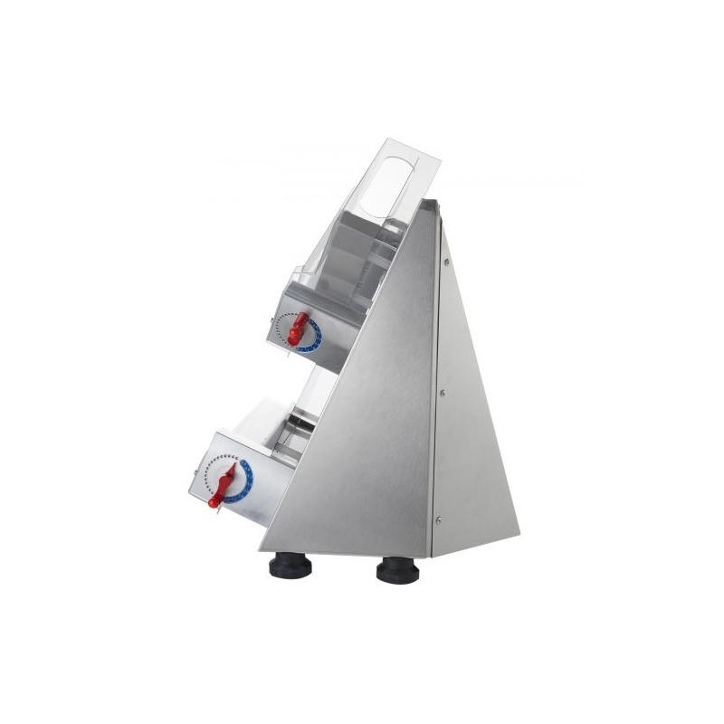 Automaattinen pizzataikinanlevytin 201-ruostumaton teräsrunko 3–12 tuuman pizzapohjille säädettävä 1–5,5 mm