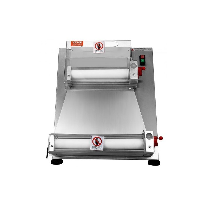 Taikinan kaulin sähköinen 201-ruostumaton teräsrunko 3–15 tuumaa 1–5,5 mm ammattikäyttöön