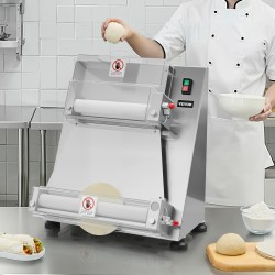 Puoliksi automaattinen pizzaprässi 3-16 tuuman 390W ruostumaton teräs 260 kpl tunnissa