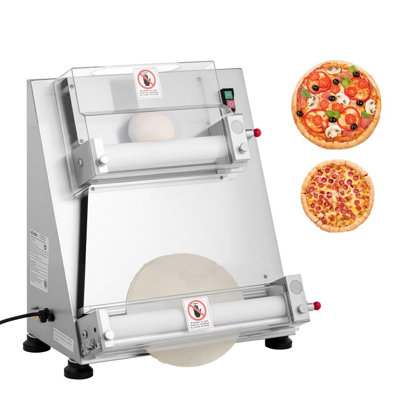 Puoliksi automaattinen pizzaprässi 3-16 tuuman 390W ruostumaton teräs 260 kpl tunnissa