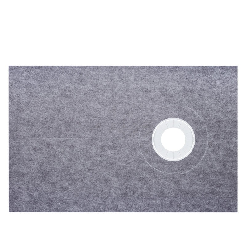 Suihkuvalulevysetti 965×1524 mm PVC laippa 2 XPS-kynnystä 304 ruostumaton teräs ritilä