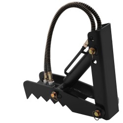 Hydraulinen kaivinkoneen peukalo teräs 18 tuuman hammastettu levy 12,7 mm pulttikiinnityksellä