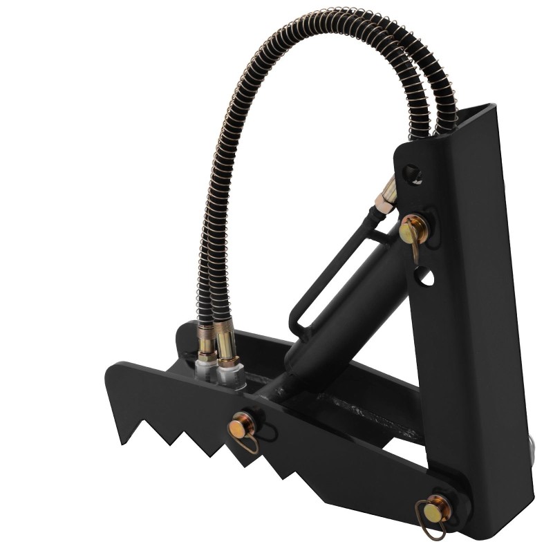 Hydraulinen kaivinkoneen peukalo teräs 18 tuuman hammastettu levy 12,7 mm pulttikiinnityksellä