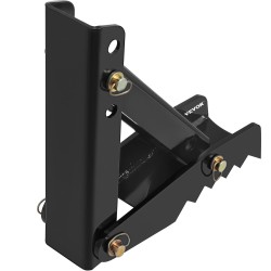 Kaivuripeukalo teräksinen kahdeksantoista tuuman puoli tuuman hammastus pulttikiinnitteinen säädettävä