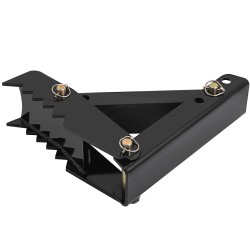 Kaivuripeukalo teräksinen kahdeksantoista tuuman puoli tuuman hammastus pulttikiinnitteinen säädettävä