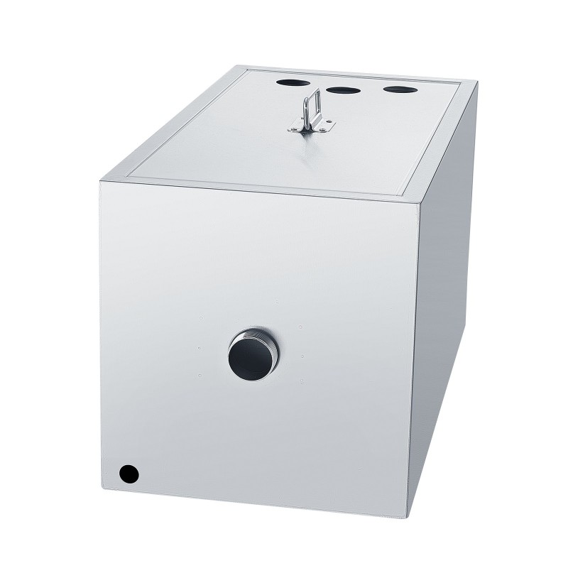 Rasvanerotin 201-ruostumaton teräs 11,3 kg kapasiteetti yläsisääntulo altaan alle keittiöihin