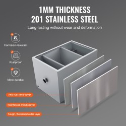 Rasvanerotin 201-ruostumaton teräs mitat 600x400x390 mm tiskialtaan alle